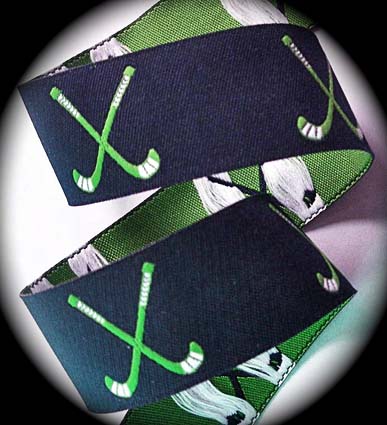 FIELD HOCKEY (3 YDS)  1" NAVY/GREEN/WHITE